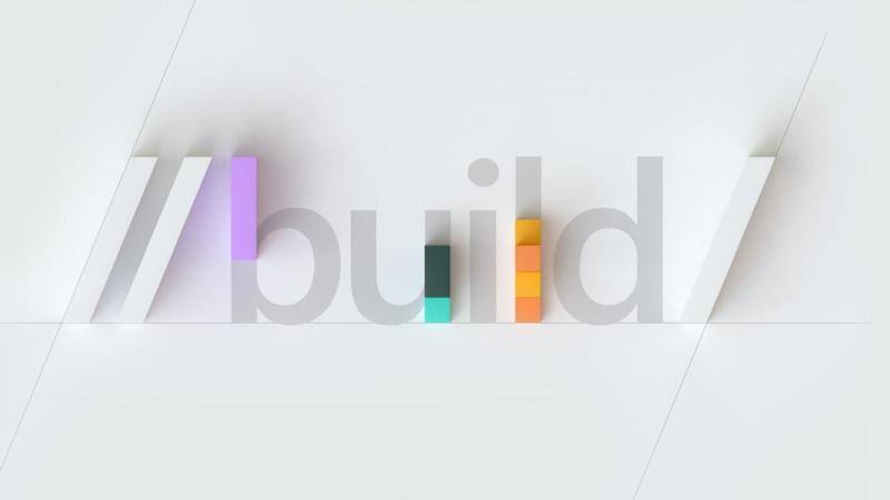 Microsoft Build 2020 logo.