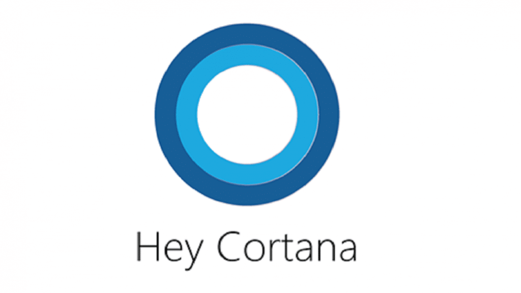 Image says, "Hey Cortana."